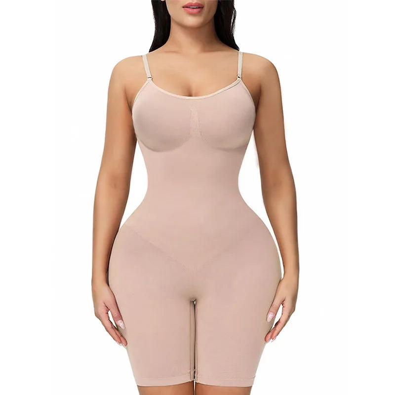 Seamless Shapewear Bodysuit for Women Tummy Control Body Shaper Butt Lifting Fajas Colombianas Slim Catsuit Body Shaper Underwea